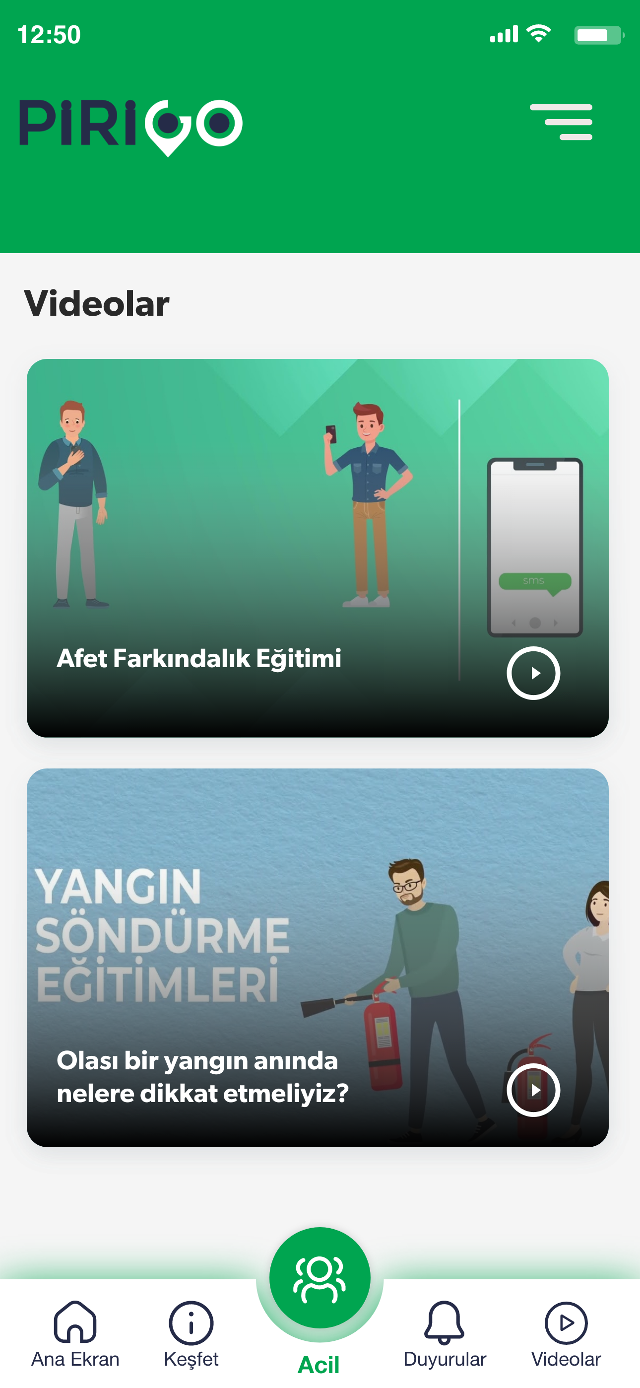 PiriGo Deprem Yardım Uygulaması