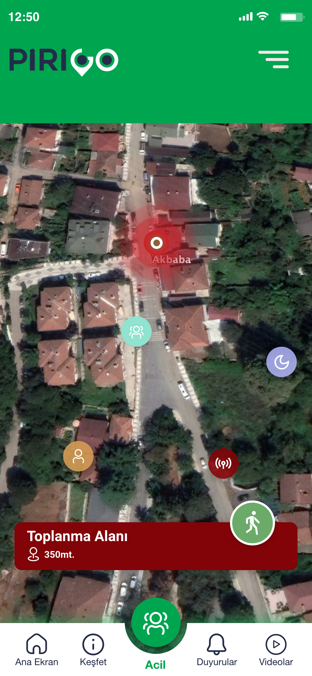 PiriGo Deprem Yardım Uygulaması