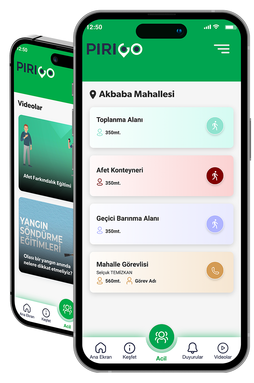 PiriGo APP Deprem Uygulaması